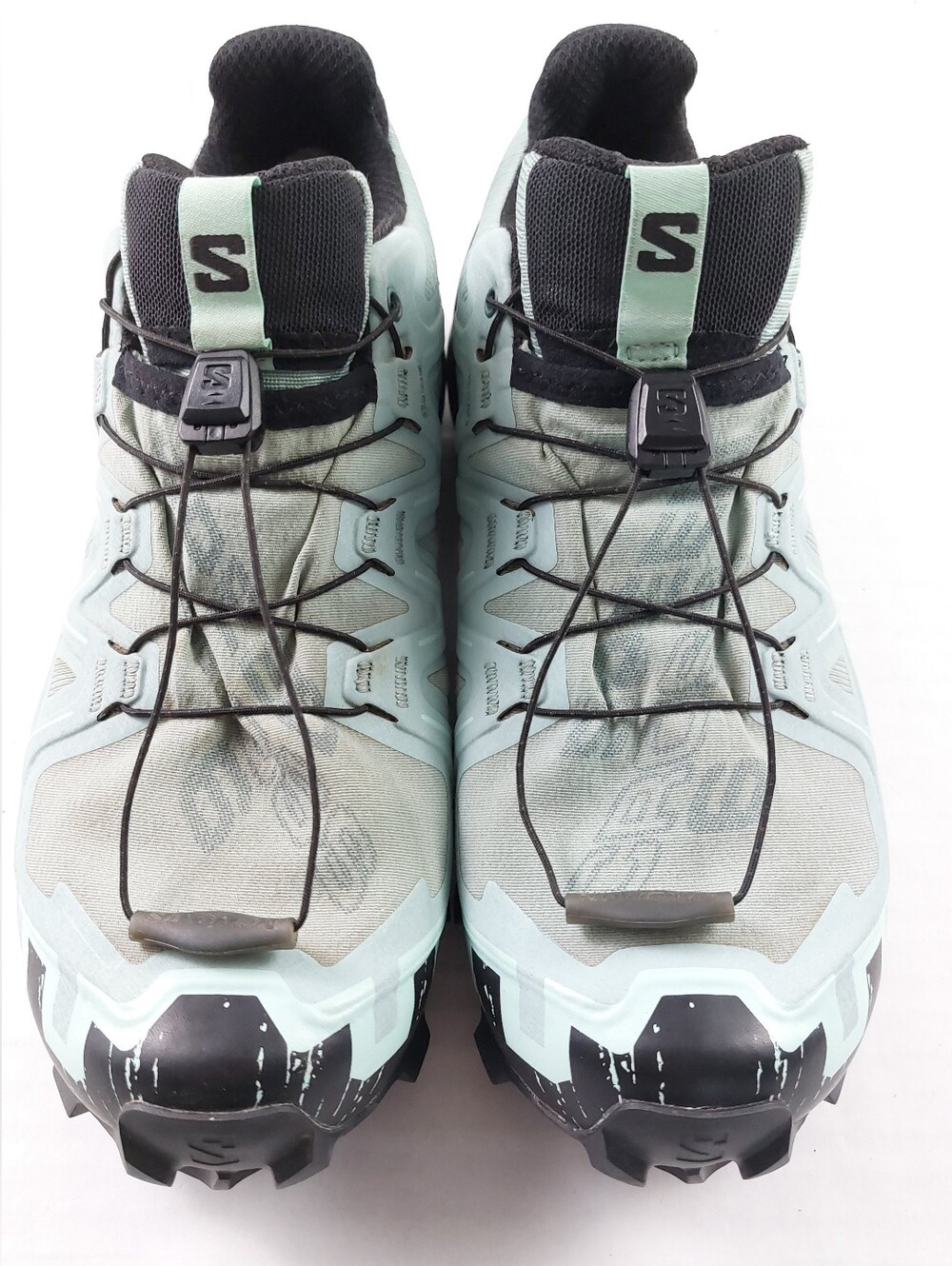 Salomon Speed Cross 6 Gore-Tex Womens Size 8 Teal Contagrip Trail Running Shoes